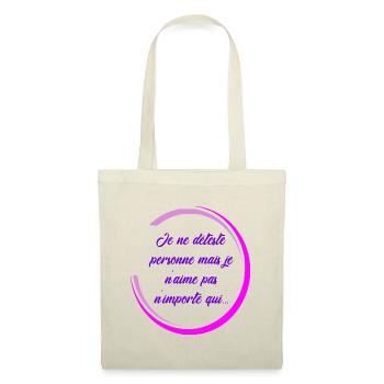 I don't hate anyone - Tote Bag - red - Front