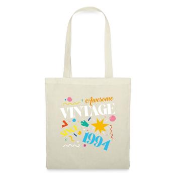 1994 Jahrgang Vintage Geburtstag Geschenk - Stoffbeutel - Rot - Vorne