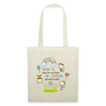 Saying Farewell | Children - Rainbow - Flowers - Tote Bag - red - Front