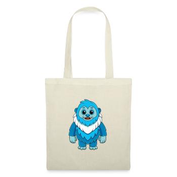 Yeti Niedliche Maskottchen Cartoon Figur Kawaii - Stoffbeutel - Rot - Vorne