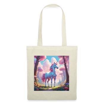 Unicorn in the Enchanted Forest - Tote Bag - red - Front