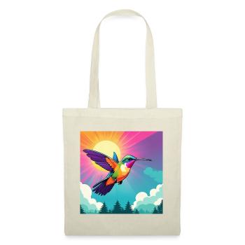 Colibri - Sac en tissu - rouge - Devant