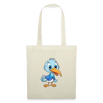 Ibis Cute Cartoon Character Kawaii Clipart - Tote Bag - red - Front