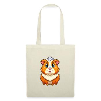Cochon d’Inde Mignon Personnage De Dessin Animé Kawaii Clipart - Sac en tissu - rouge - Devant