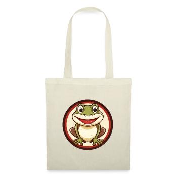 Frog Colorful Kawaii Cartoon Character Clipart Pet - Tote Bag - red - Front