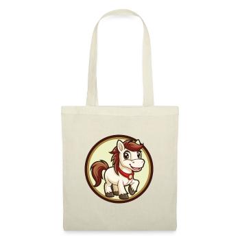Pony Colorful Kawaii Cartoon Character Clipart Pet - Tote Bag - red - Front