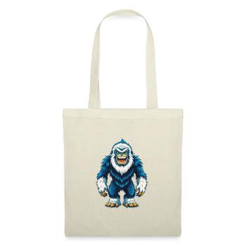 Yeti Cool Kawaii Cartoon Charakter Clipart - Stoffbeutel - Rot - Vorne
