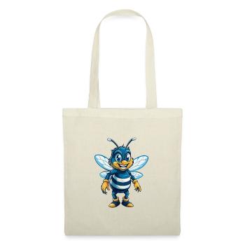 Bee Cool Kawaii Cartoon Character Clipart - Tote Bag - red - Front