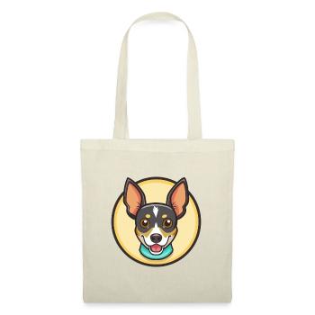 Decker Rat Terrier Hunderasse Cartoon Kawaii - Stoffbeutel - Rot - Vorne
