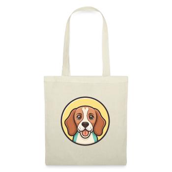 Kerry Beagle Chien Race Dessin animé Kawaii Clipart Animal de compagnie - Sac en tissu - rouge - Devant