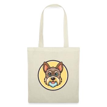 Paisley Terrier Hunderasse Cartoon Kawaii Clipart - Stoffbeutel - Rot - Vorne