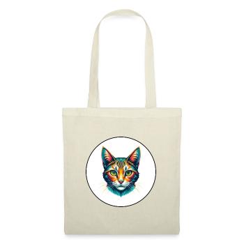 Chat pailleté de Californie Race Dessin animé Kawaii Pet - Sac en tissu - rouge - Devant