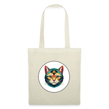 Scottish Straight Cat Breed Cartoon Kawaii Animal - Tote Bag - red - Front