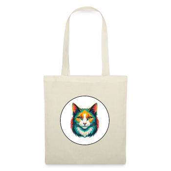 Turkish Angora Cat Breed Cartoon Kawaii Animal Pet - Tote Bag - red - Front