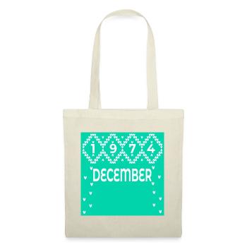 WINTER 52E ANNIVERSAIRE DÉCEMBRE 1974 - Sac en tissu - rouge - Devant