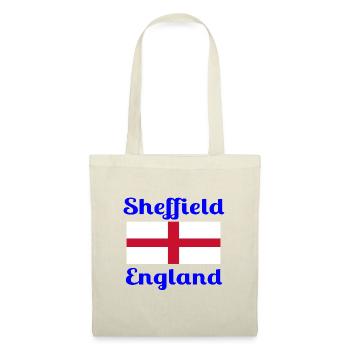 Sheffield English - Stilvolle Drucke - Stoffbeutel - Rot - Vorne