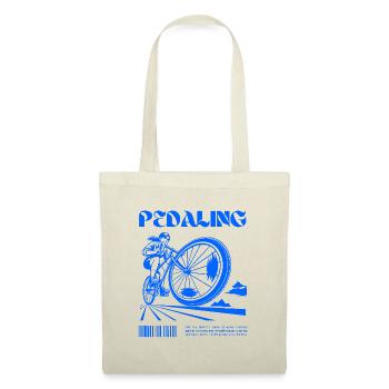 Pedaling – power and freedom on two wheels - Tote Bag - red - Front
