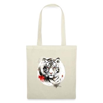 Chinesisches Sternzeichen Tiger - Stoffbeutel - Rot - Vorne