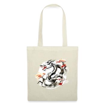 Signe du zodiaque chinois Dragon - Sac en tissu - rouge - Devant