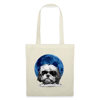 Impression d’art cool Shih Tzu  - Sac en tissu - rouge - Devant