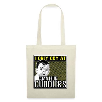 I Only Cry at Amateur Cuddlers - Stoffbeutel - Rot - Vorne
