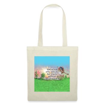Art as Escape Inspirational Design - Tote Bag - red - Front