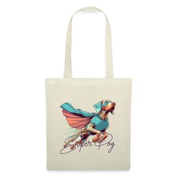 Super Dog Weimaraner Weimi Cape Mask Gift - Tote Bag - red - Front