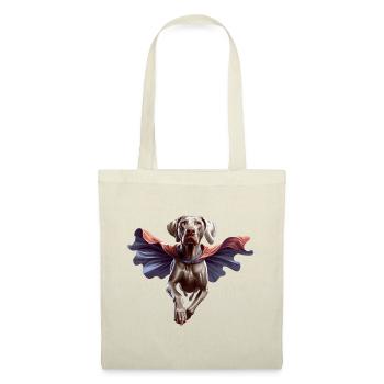 Super chien braque de Weimar Weimi Cape Cape cadeau - Sac en tissu - rouge - Devant