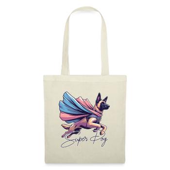 Super Dog Belgian Shepherd Cape Gift - Tote Bag - red - Front