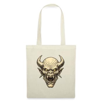 Masque Démoniaque Hornenkopf - Sac en tissu - rouge - Devant