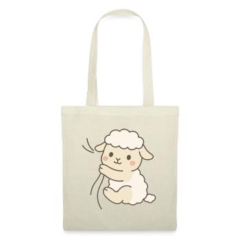 Cuddle Lamb Love - Stoffbeutel - Rot - Vorne