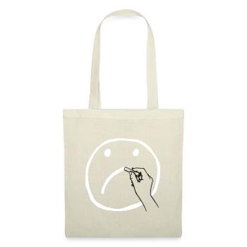 Sad face - Tote Bag - red - Front