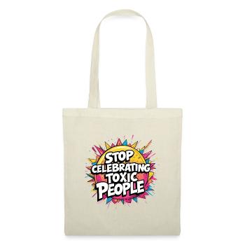 Stop Celebrating Toxic People - Tote Bag - red - Front