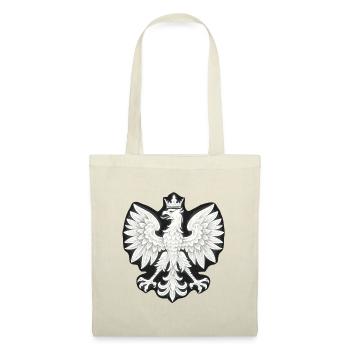 Polen Polska Adler weiß Flagge Fahne Geschenk - Stoffbeutel - Rot - Vorne