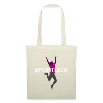 Sportlich Dynamische Sportliche Silhouette - Stoffbeutel - Rot - Vorne