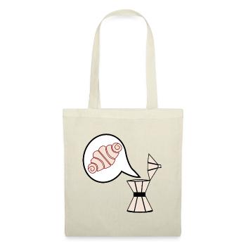 ESPRESSO COFFEE FRANZBRÖTCHEN - Tote Bag - red - Front
