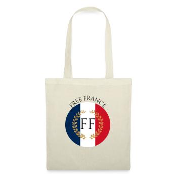 Classic Free France emblem - Tote Bag - red - Front
