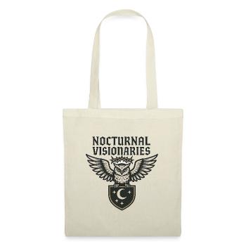 Visionnaires nocturnes – Owl Crest - Sac en tissu - rouge - Devant