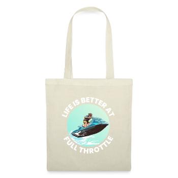 Life Is Better at Full Throttle Jet Ski  - Tote Bag - red - Front