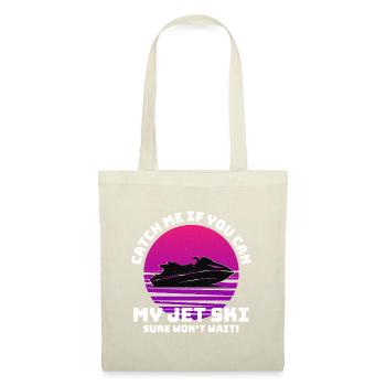 Catch Me If You Can Funny Jet Ski  - Tote Bag - red - Front