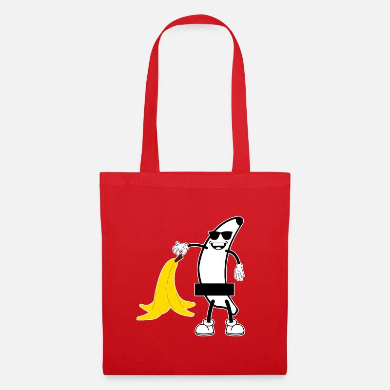 Party-Banane - Stoffbeutel - Rot