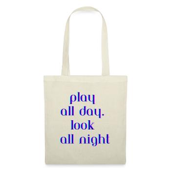 Vibrant Neon Text Quote Design - Tote Bag - red - Front