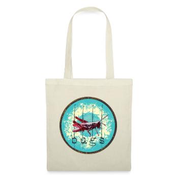 Illustration d’herbes de la jungle et de grillons - Sac en tissu - rouge - Devant
