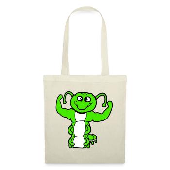 Caterpillar Bodybuilder Strong Muscles Training Gym Hobby - Tote Bag - red - Front
