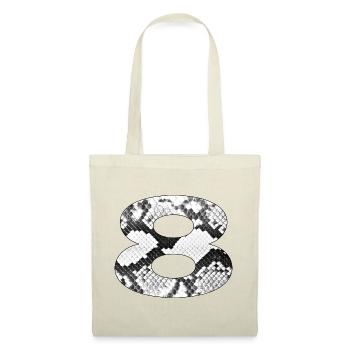Snake pattern number 8 - Tote Bag - red - Front