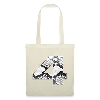 Snake Pattern Design Number 4 - Tote Bag - red - Front