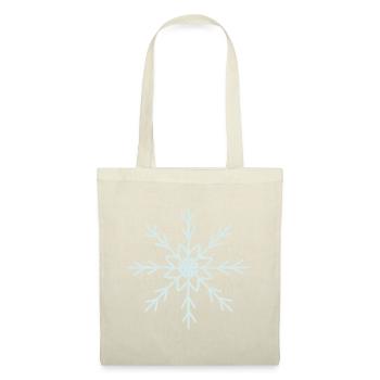 Conception élégante de motif de flocon de neige - Sac en tissu - rouge - Devant