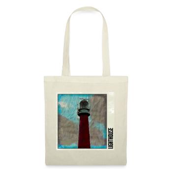 Lighthouse in the storm - Tote Bag - red - Front