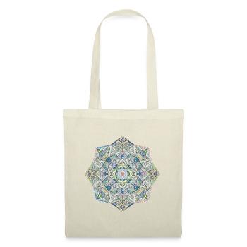 Geometric Mandala Pillow Design - Tote Bag - red - Front