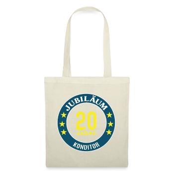 Anniversaire du confiseur 20 ans Boulanger 20 ans - Sac en tissu - rouge - Devant